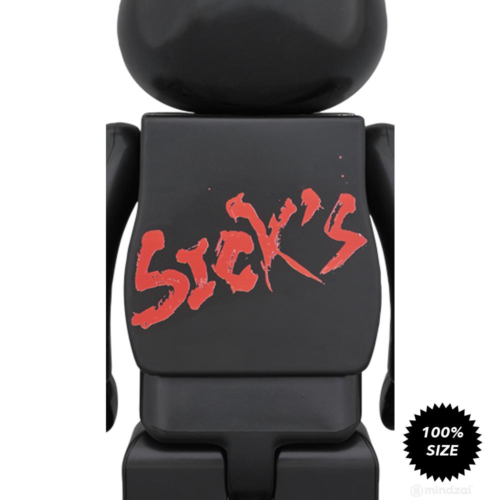 Hell Daruma 100% Bearbrick by Medicom Toy