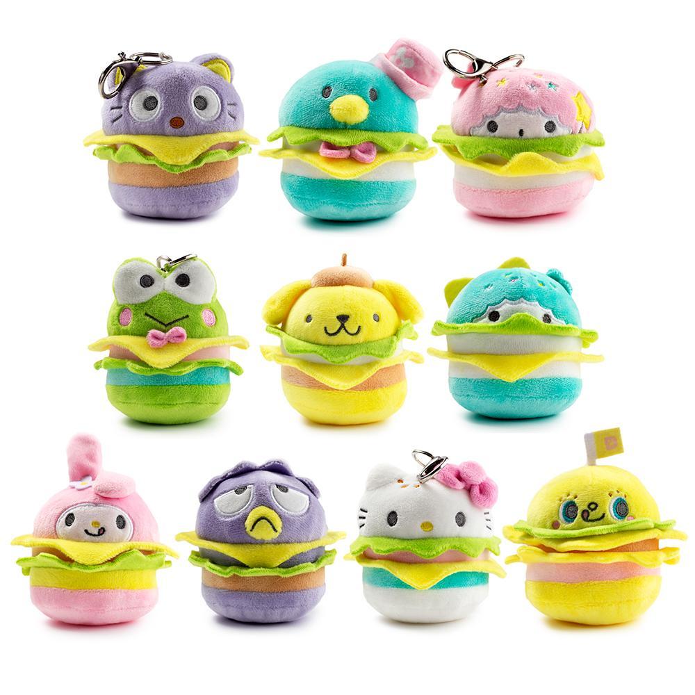 Hello Sanrio Plush Burger Charms Blind Box by Kidrobot