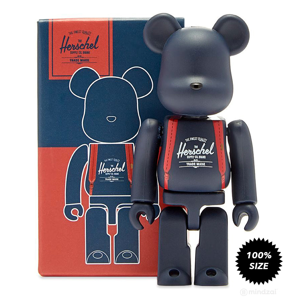 Herschel Supply 100% Bearbrick by Medicom Toy