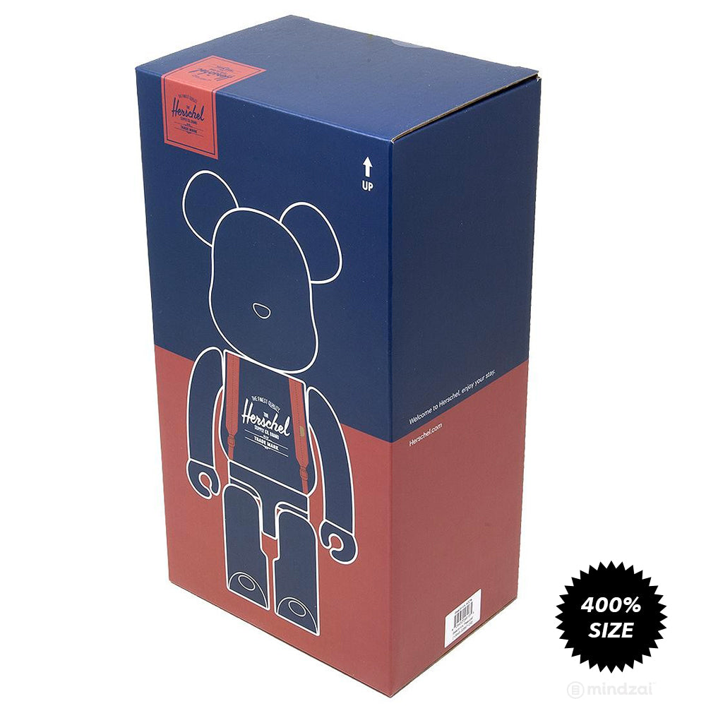 Herschel Supply 400% Bearbrick by Medicom Toy