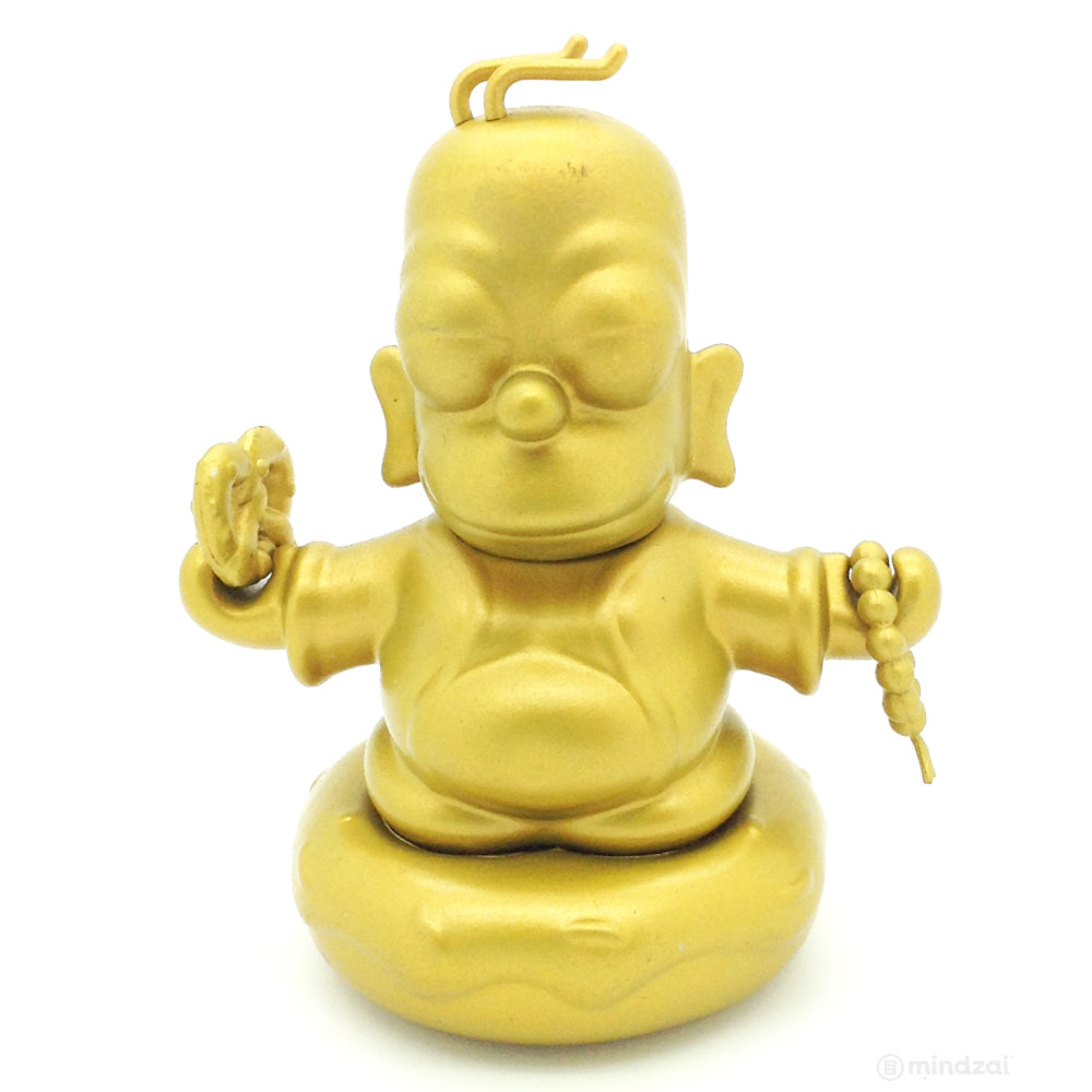 Homer Buddha 3 inch Mini figure The Simpsons x Kidrobot - Gold