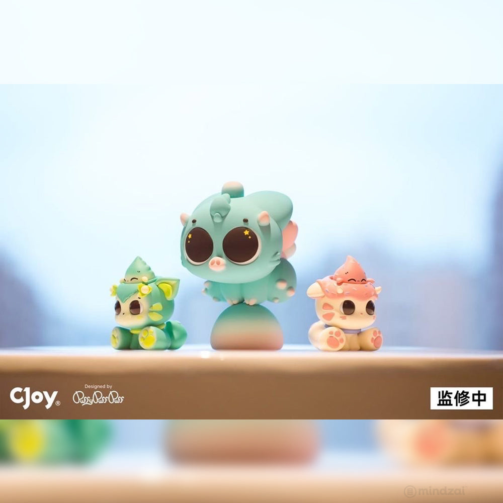 Hophop Piggy Resin Art Toy Figure by PuffyPuffPuff x CJOY