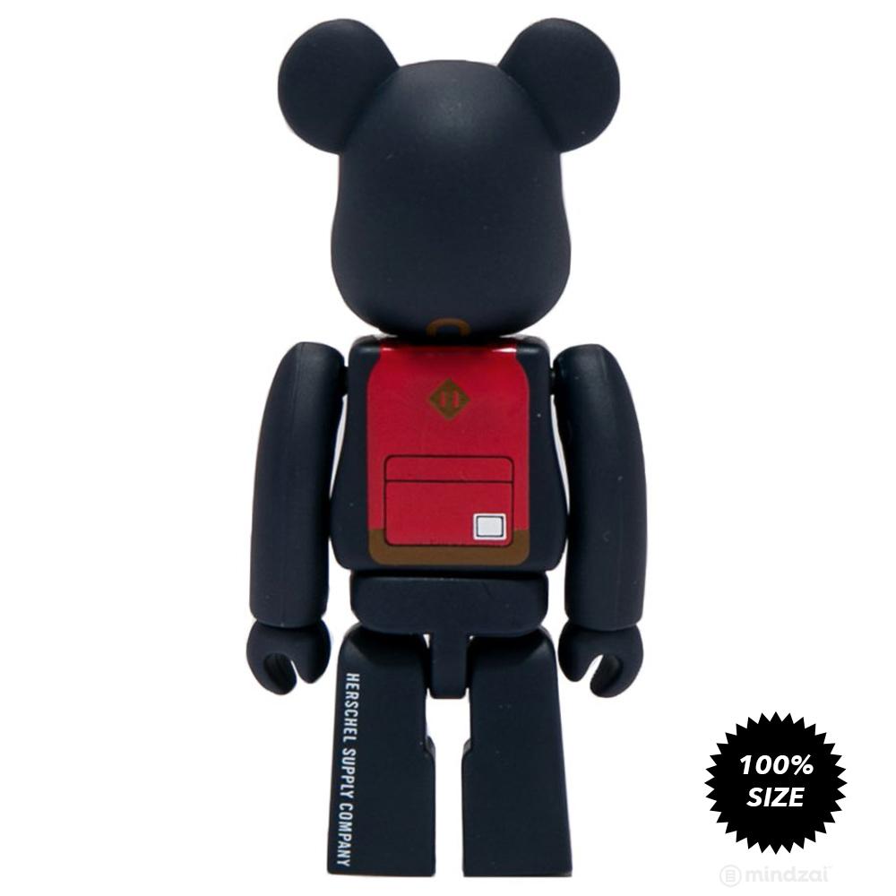 Herschel Supply 100% Bearbrick by Medicom Toy