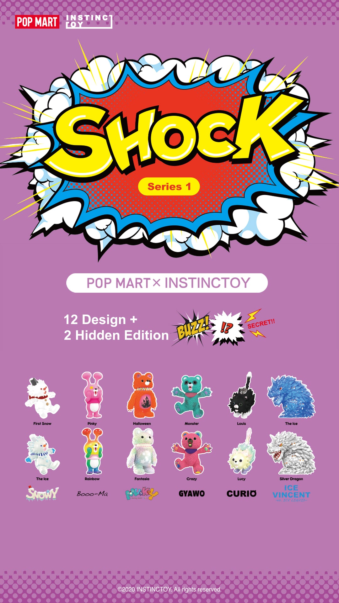Shock Blind Box Series One by Instinctoy x POP MART