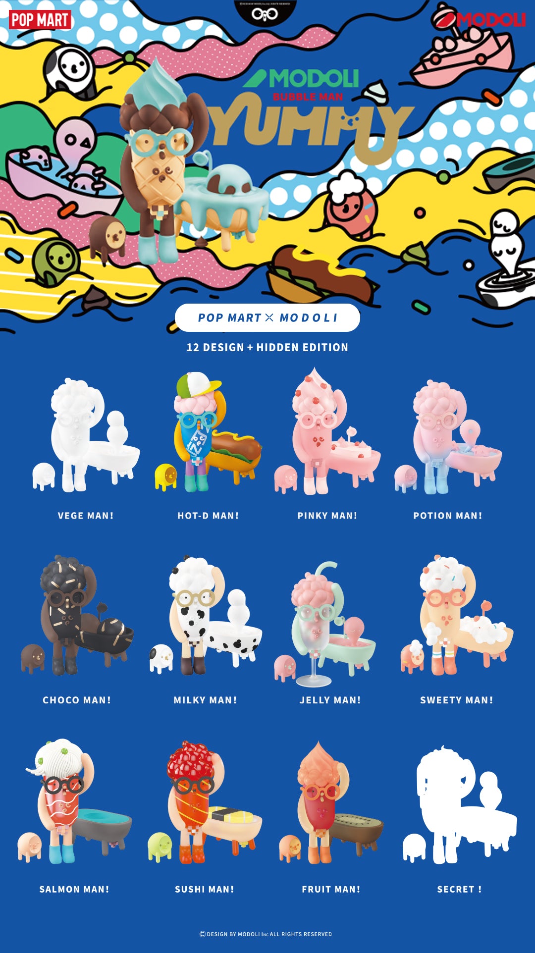 Yummy Bubble Man by Modoli x POP MART