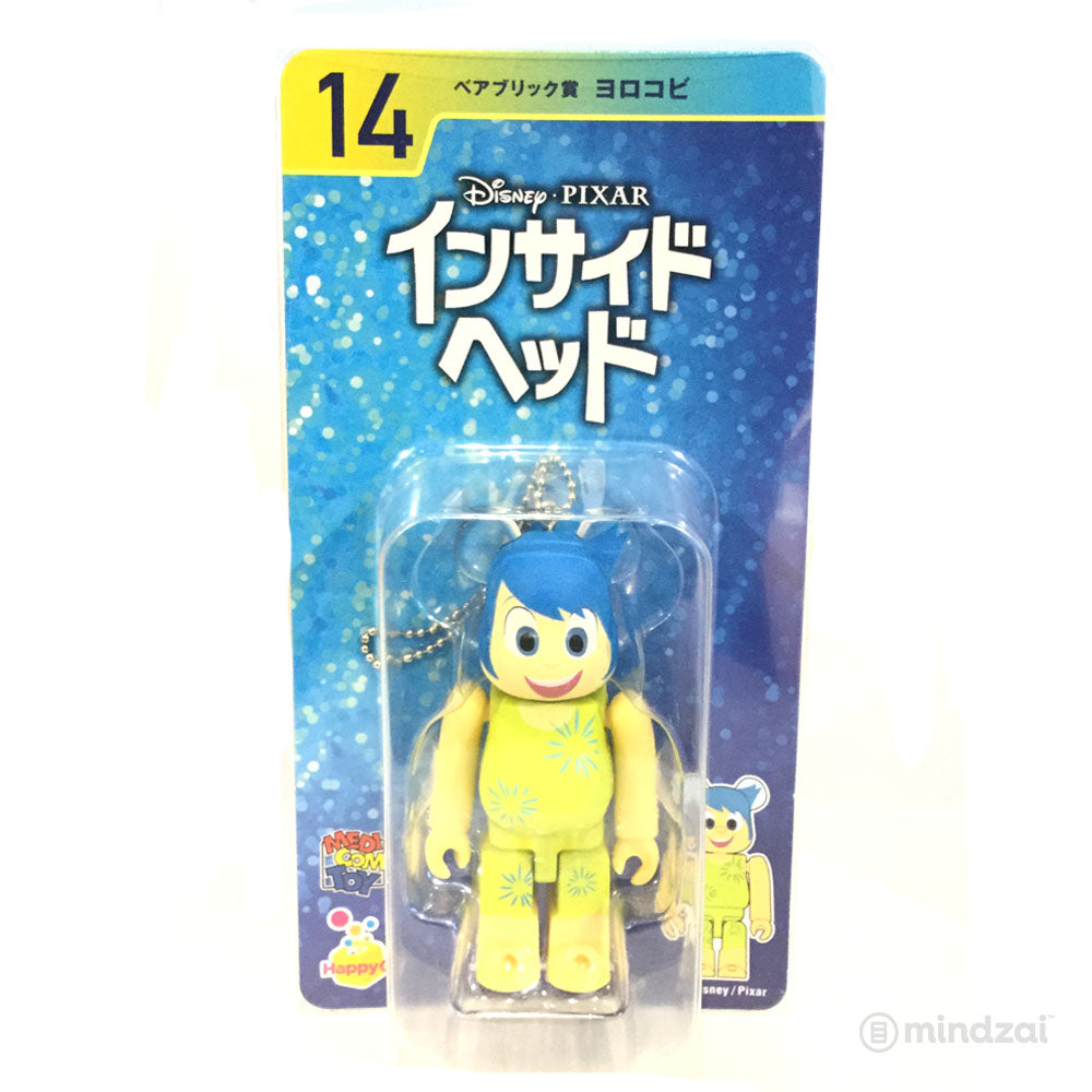 Disney Pixar Bearbrick Unbreakable - Happy Kuji # 14 - Inside Out: Joy 100% Size