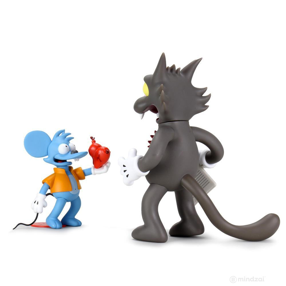 Itchy and Scratchy Medium Figure by Kidrobot x The Simpsons