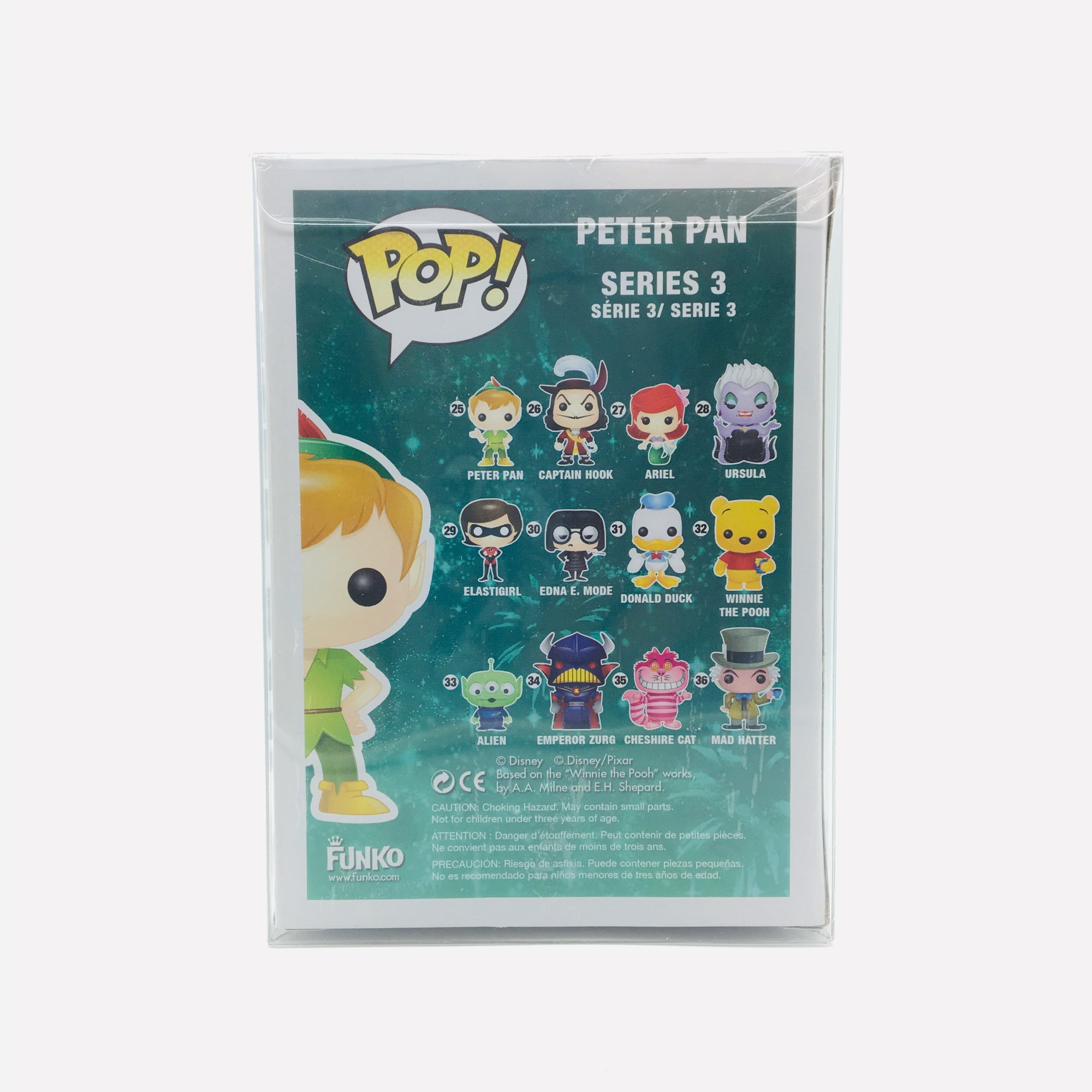 Disney Peter Pan Pop Toy Figure #25 Vaulted by Funko