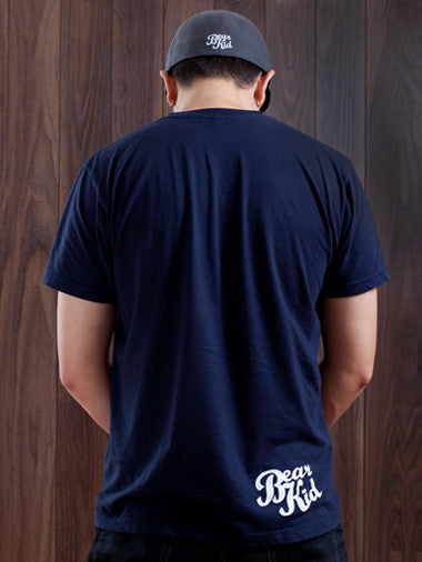 Bear Kid Elephant Navy T-Shirt - Mindzai  - 2
