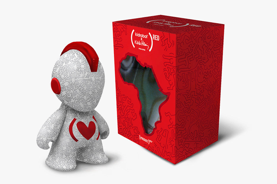 Kidrobot x (RED) Bot Mascot Art Toy 7-Inch Figure - Mindzai  - 6