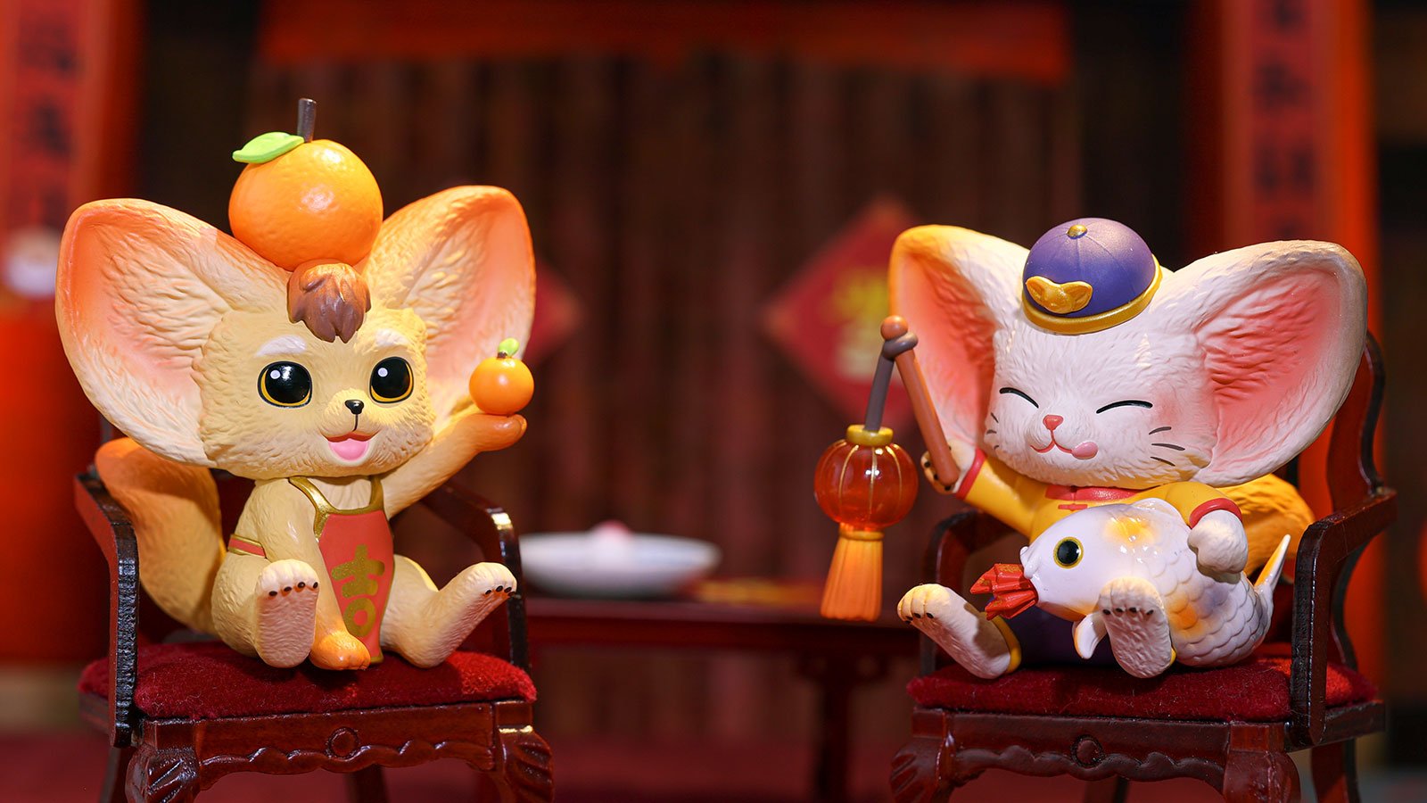 Kenneth New Year Fennec Fox Dance Set By POP MART