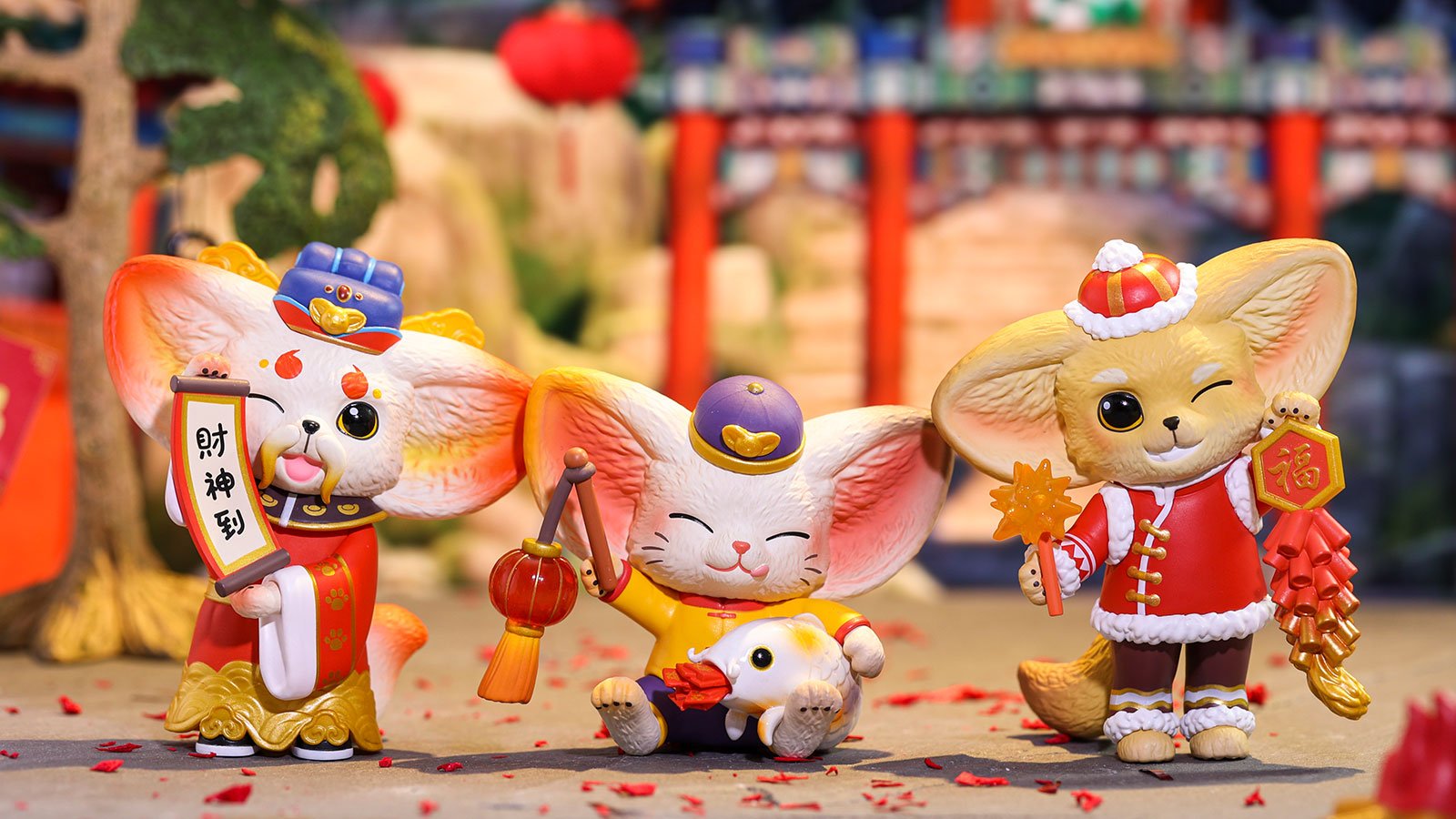 Kenneth New Year Fennec Fox Dance Set By POP MART