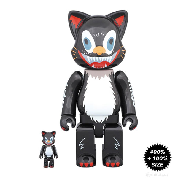 Kidill Cat 100% and 400% Nyabrick Set by Kidill x Medicom Toy