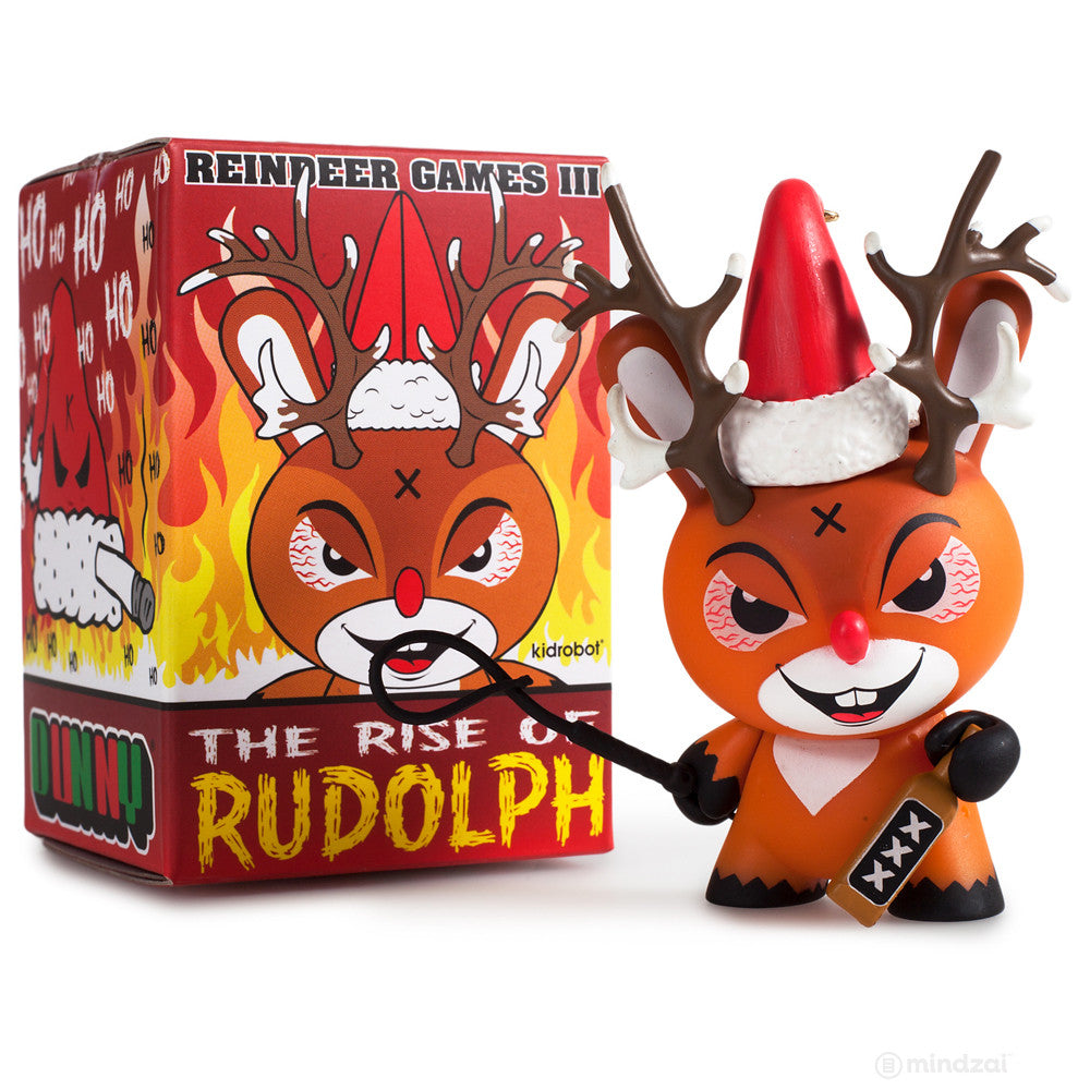 Rise of Rudolph Christmas Dunny by Kozik x Kidrobot - Mindzai  - 5