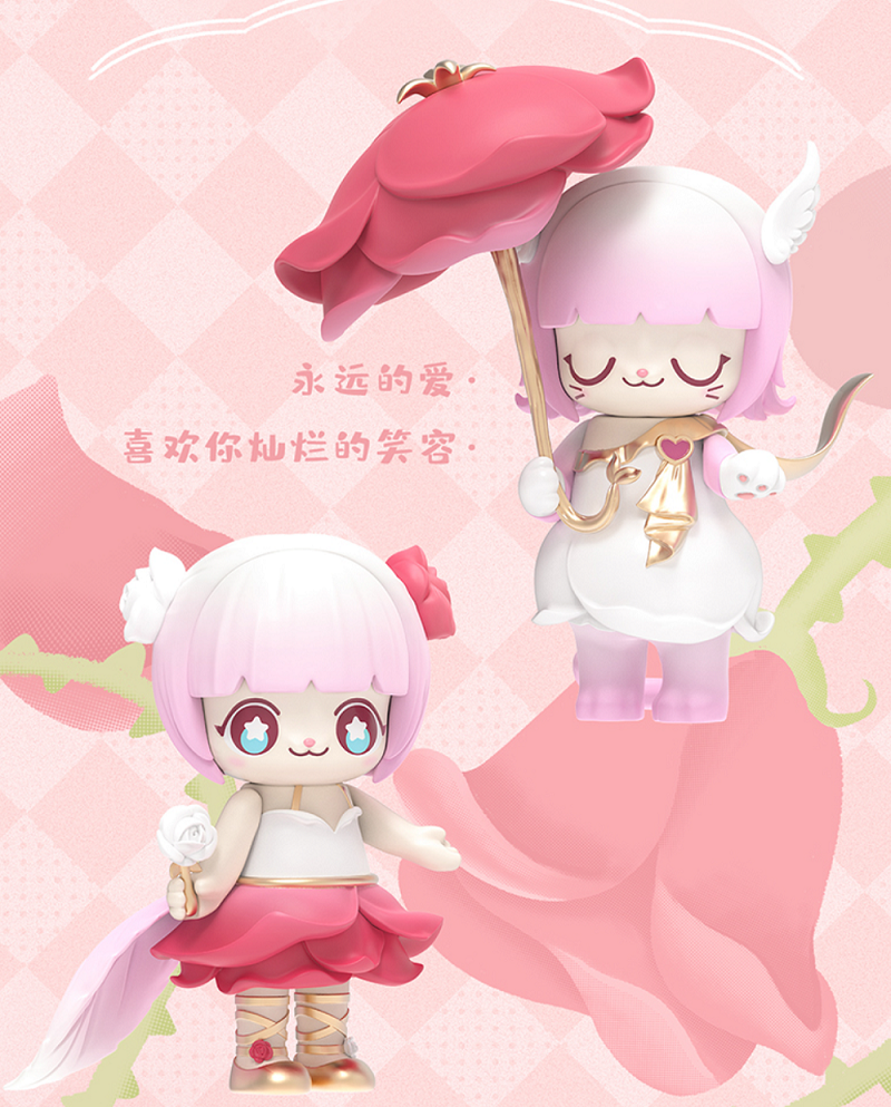 Kimmy and Miki Flower Language Blind Box Series by 52 Toys