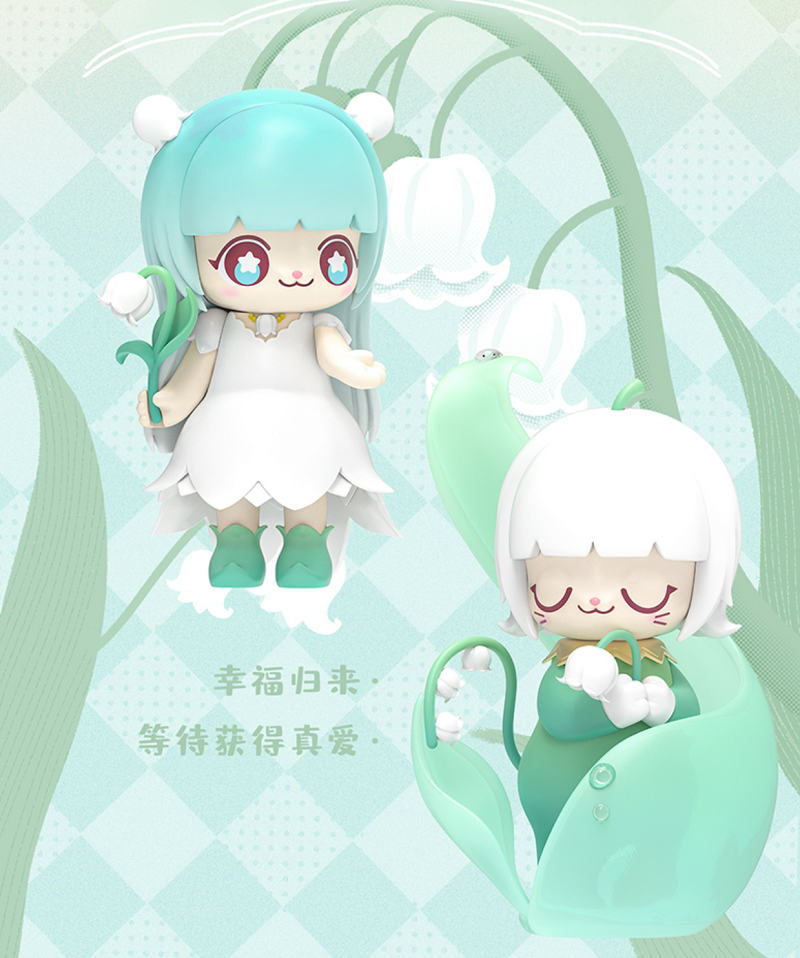 Kimmy and Miki Flower Language Blind Box Series by 52 Toys