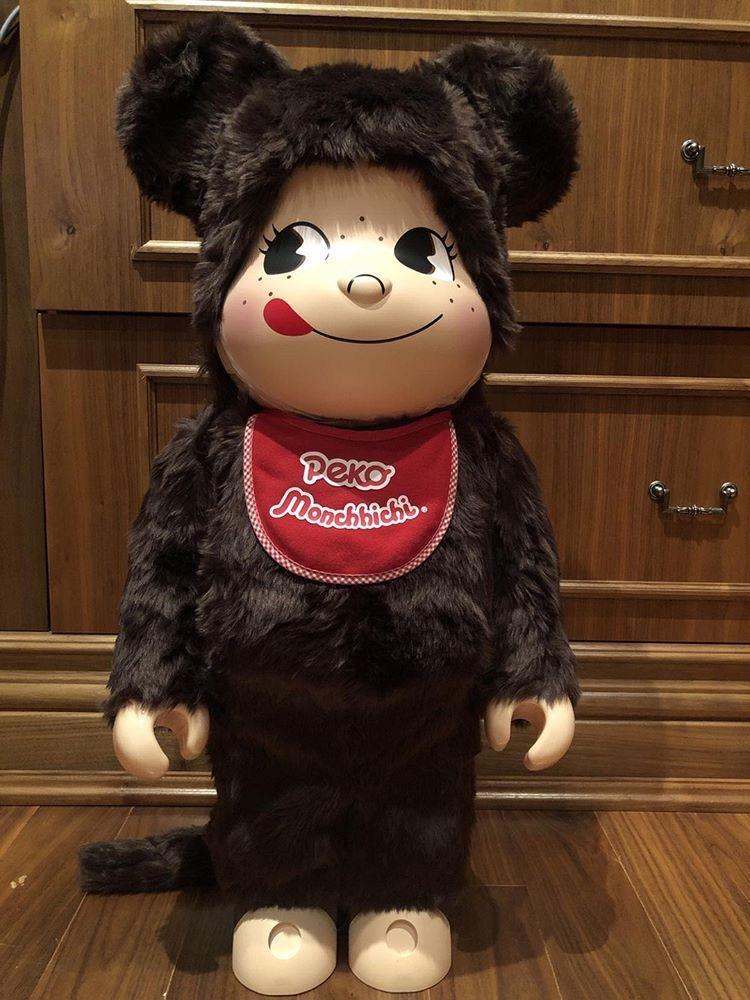 Pekochhichi 1000% Bearbrick by Fujiya x Monchhichi x Medicom Toy (Pre-owned)