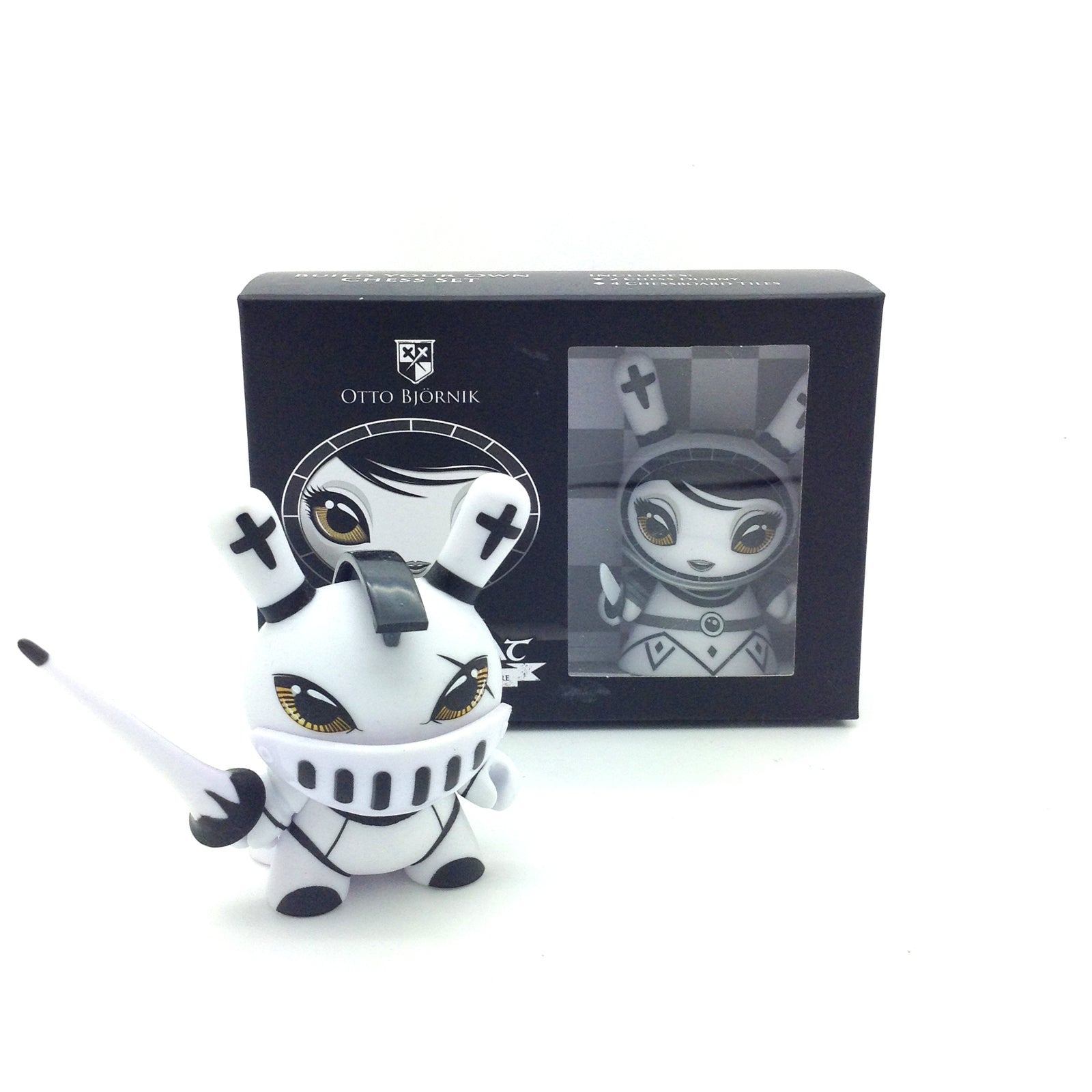 Shah Mat Dunny Chess Mini Series - Knight (White) and Pawn (Set of 2)