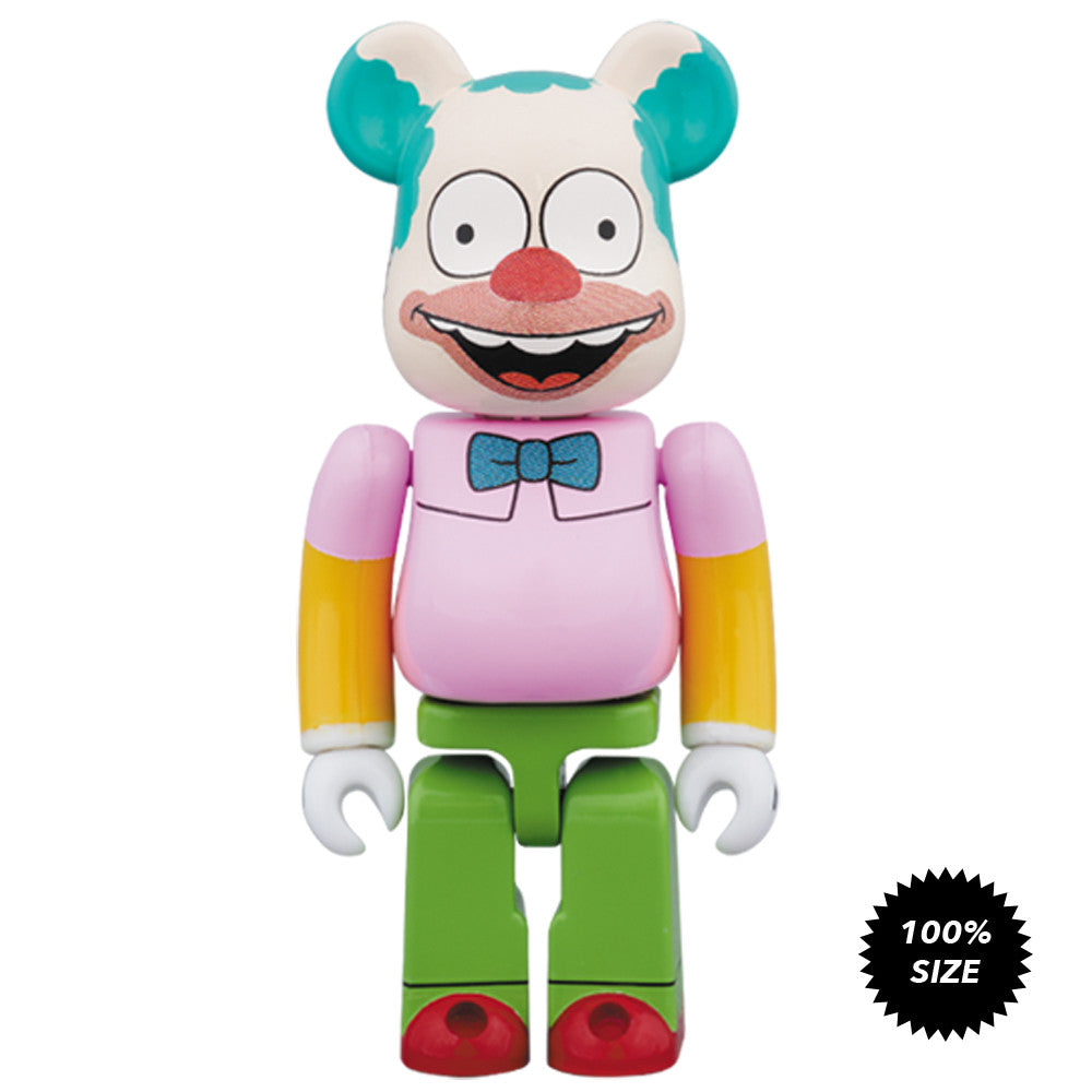Krusty The Clown 100% Bearbrick - Pre-order - Mindzai  - 1