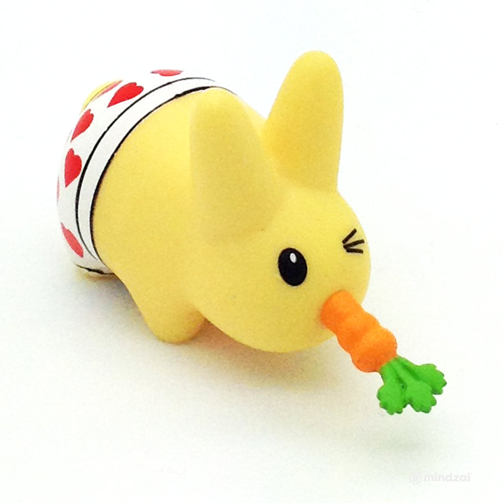 Happy Labbit Mini Series by Kidrobot - Heart Boxer with Carrot