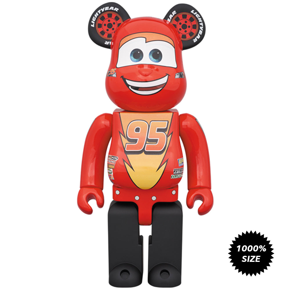 Lightning McQueen 1000% Bearbrick by Medicom Toy