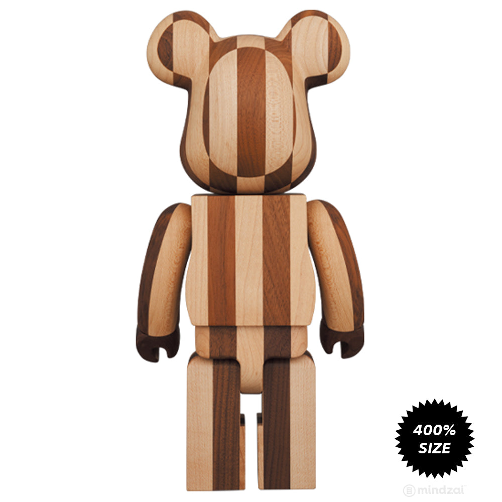 Bearbrick Karimoku House Industries Chess 400% Wood