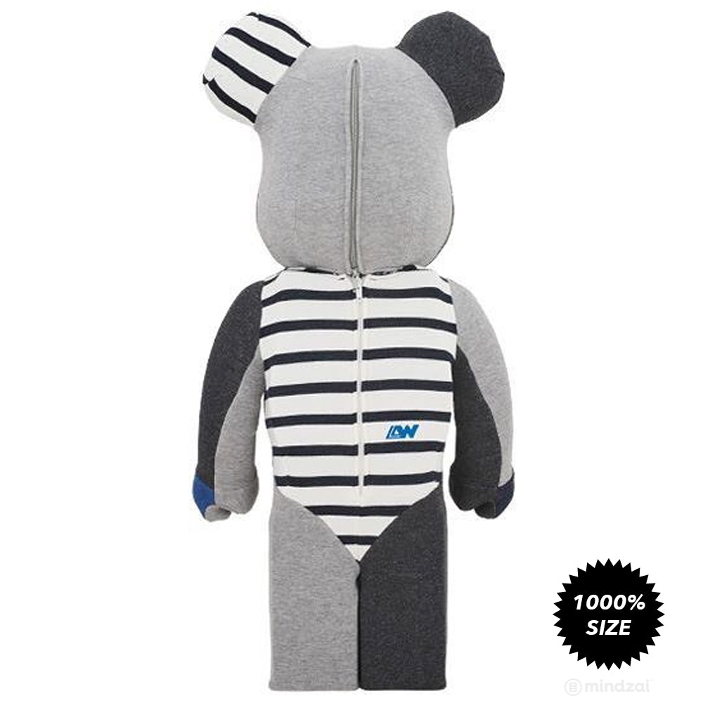 Loopwheeler 2018 1000% Bearbrick by Loopwheeler x Medicom Toy