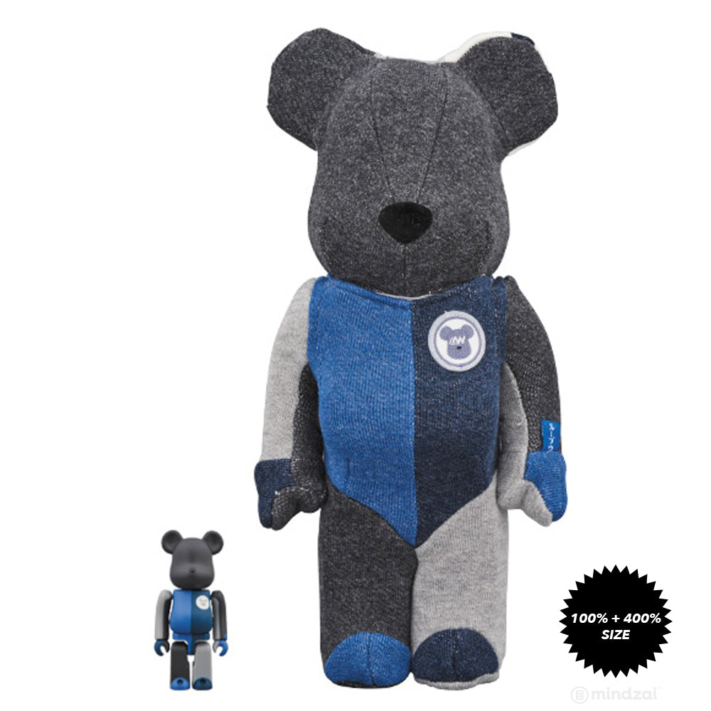 Loopwheeler 2018 100% + 400% Bearbrick Set by Loopwheeler x Medicom Toy