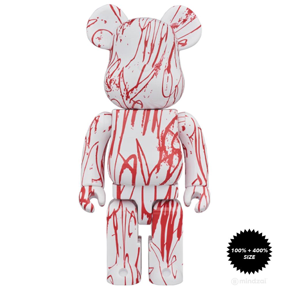 Love Me Bearbrick 100% + 400% Bearbrick Set by Medicom Toy x Curtis Kulig