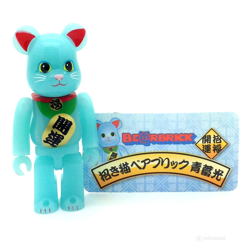 Bearbrick Series 33 -  Lucky Cat Blue (Animal)