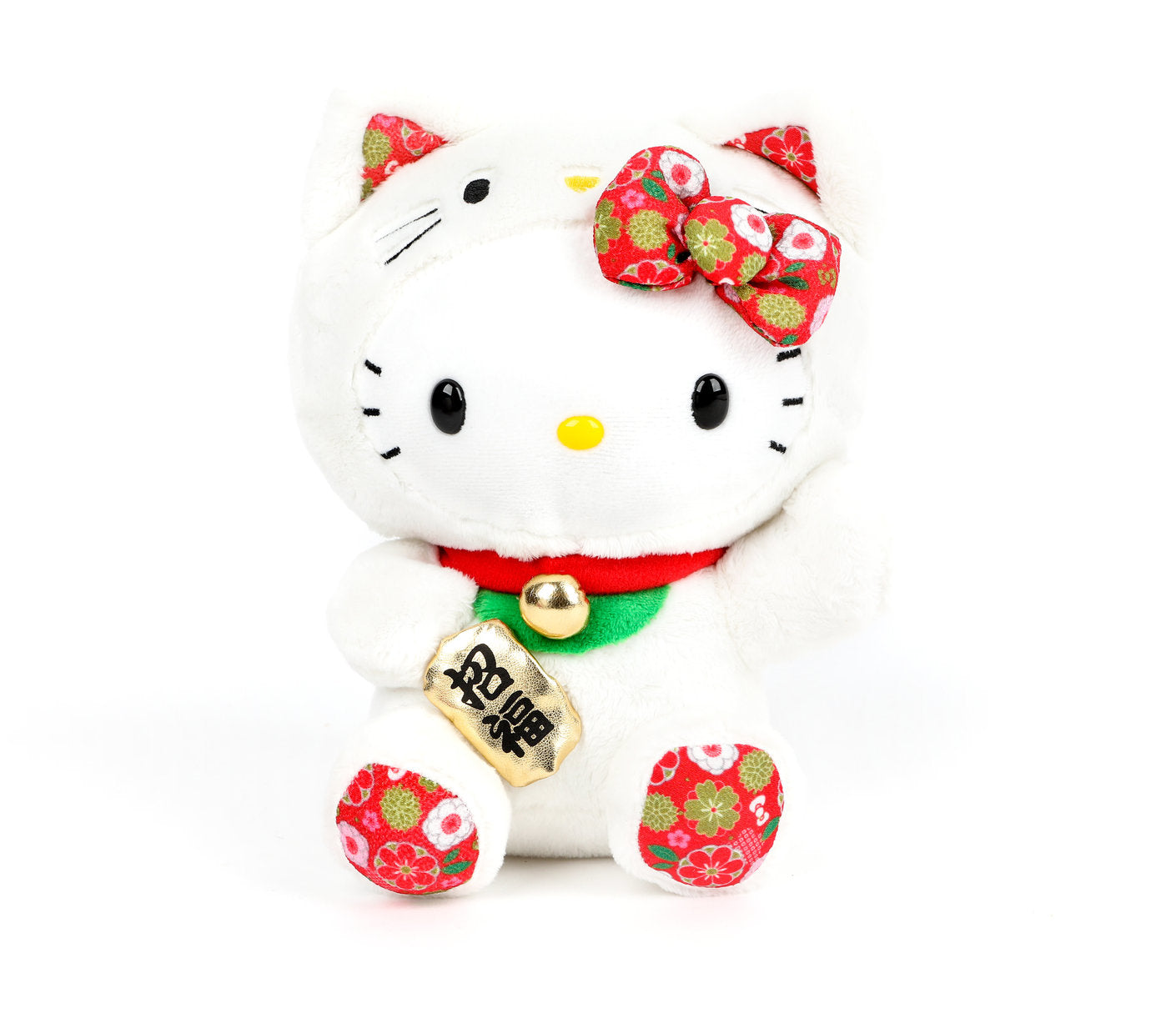 Hello Kitty 8" Inch Lucky Cat Plush by Sanrio