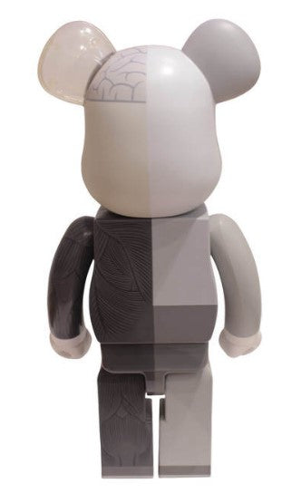 Bearbrick Kaws Dissected 1000% Grey