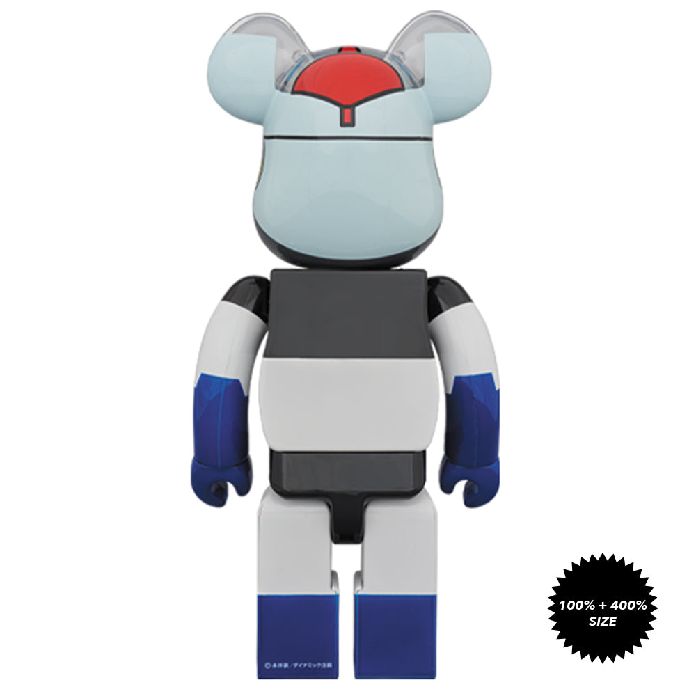 Mazinger Z and Koji Kabuto 100% + 400% Bearbrick Set by Medicom Toy