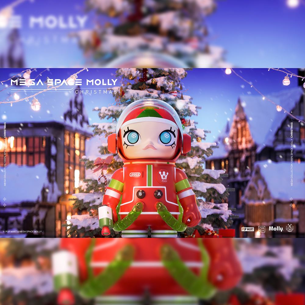 MEGA SPACE MOLLY 400% Christmas Edition Art Toy