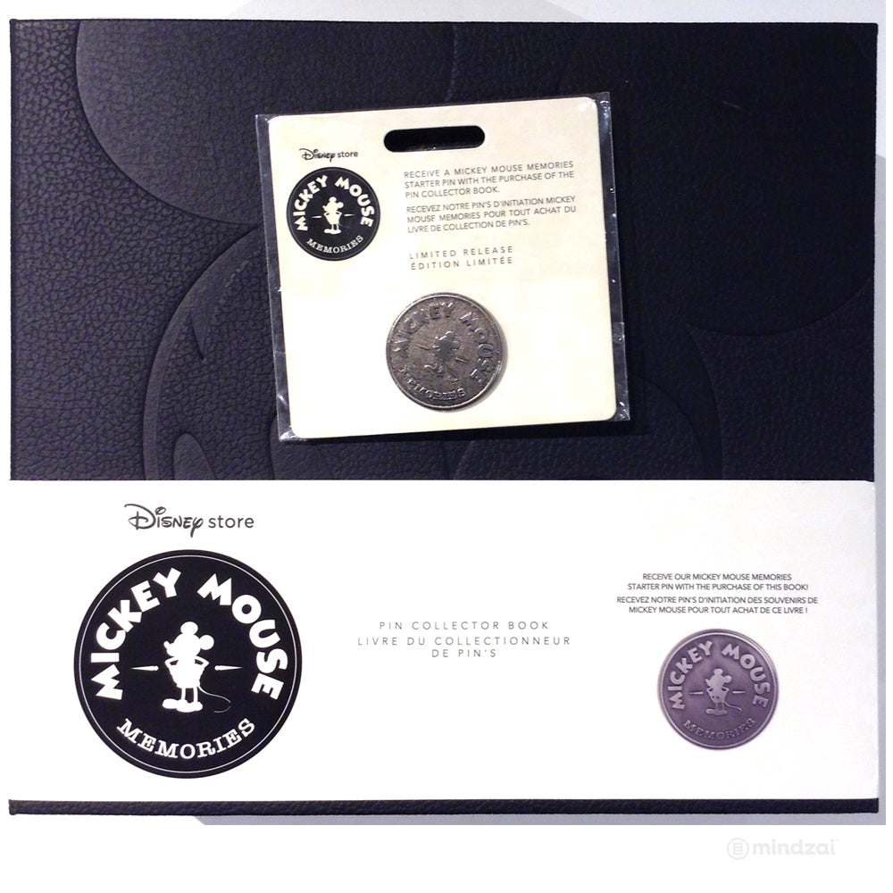 Mickey Mouse Memories Pin Collector's Album with Starter Mickey Memories Pin