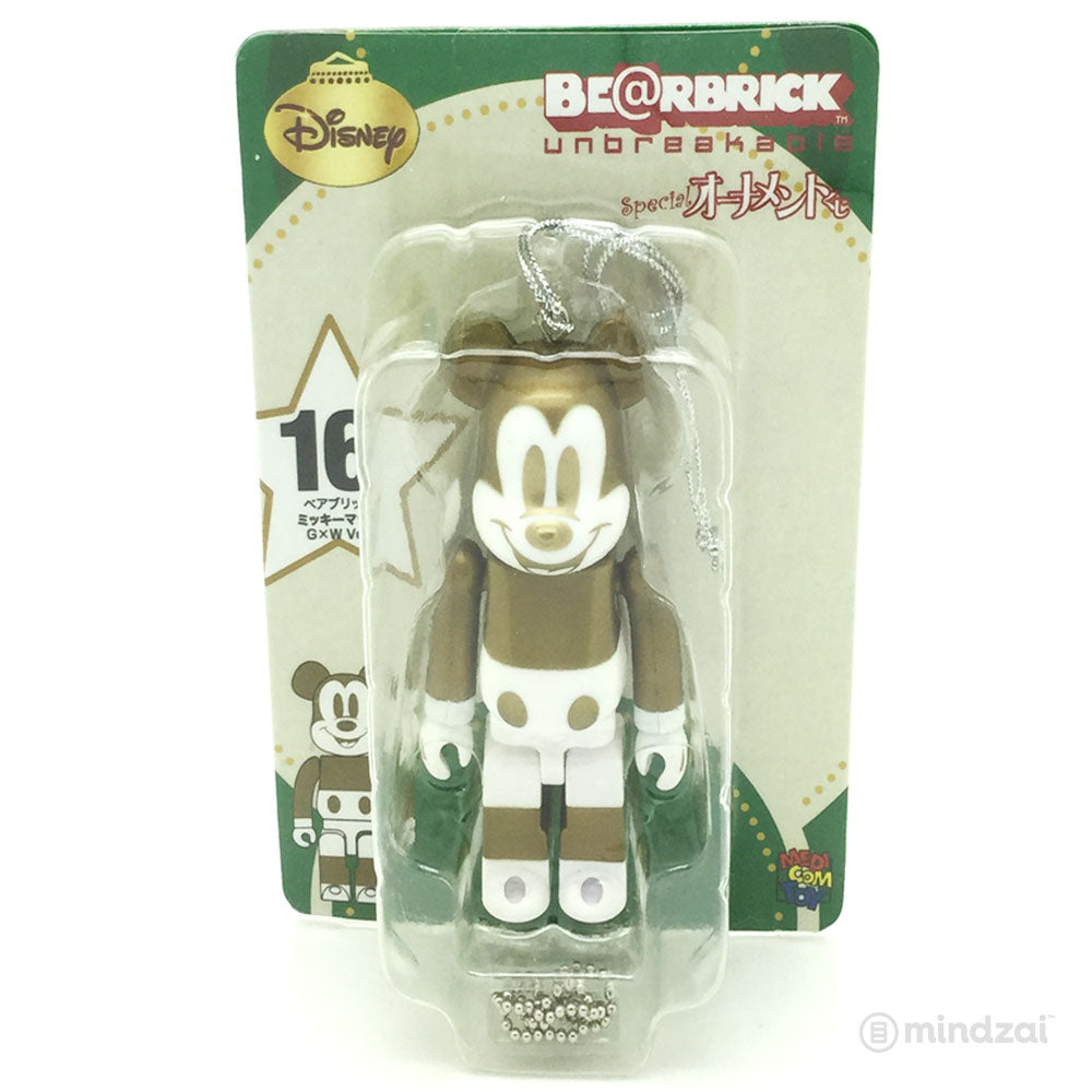 Disney Bearbrick Unbreakable Happy Kuji #16 - Mickey Mouse G+W Version 100%  Bearbrick