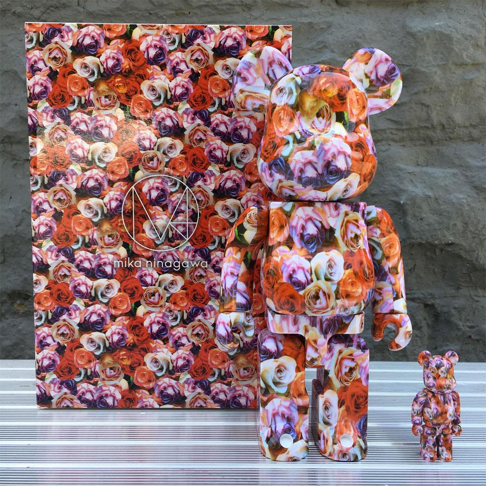 Mika Ninagawa Rose 100% + 400% Bearbrick Set