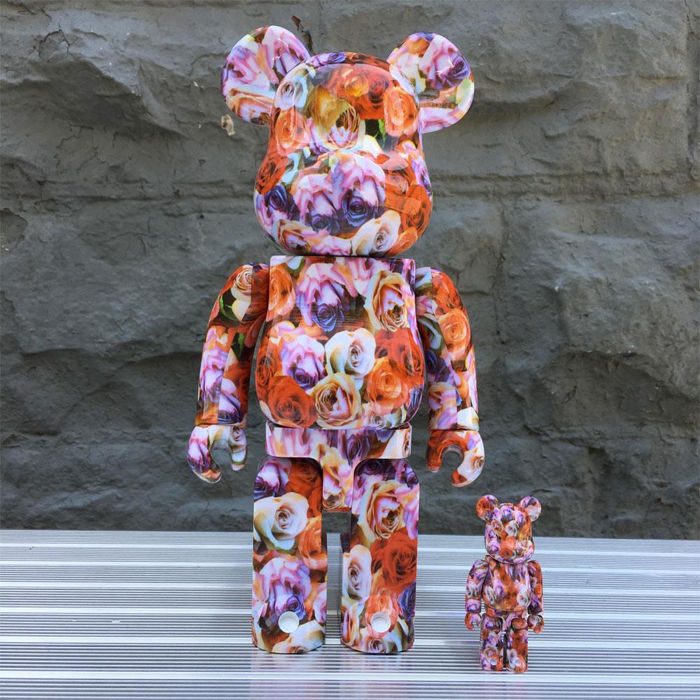 Mika Ninagawa Rose 100% + 400% Bearbrick Set