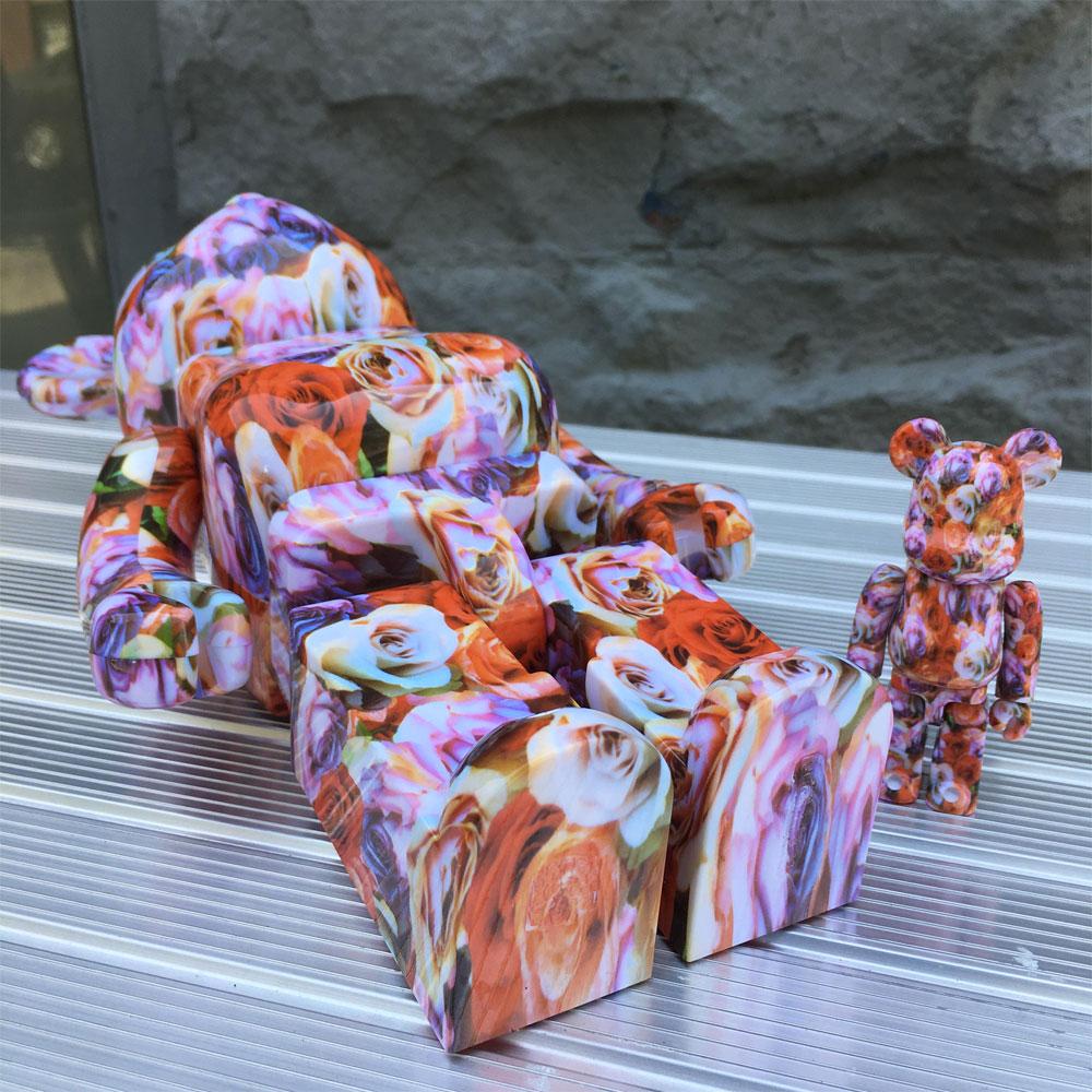 Mika Ninagawa Rose 100% + 400% Bearbrick Set