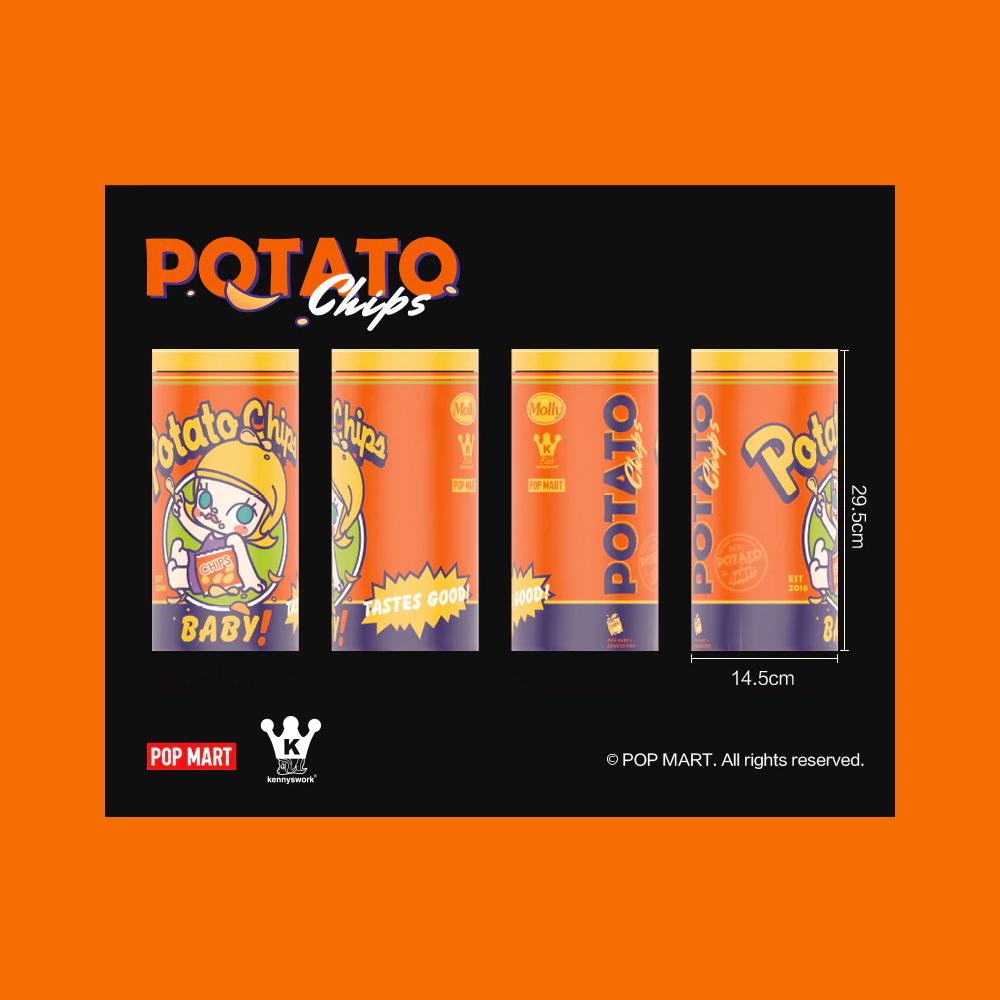 Molly Potato Chips Baby Art Toy Figure by Kennyswork x POP MART [OPEN Version]