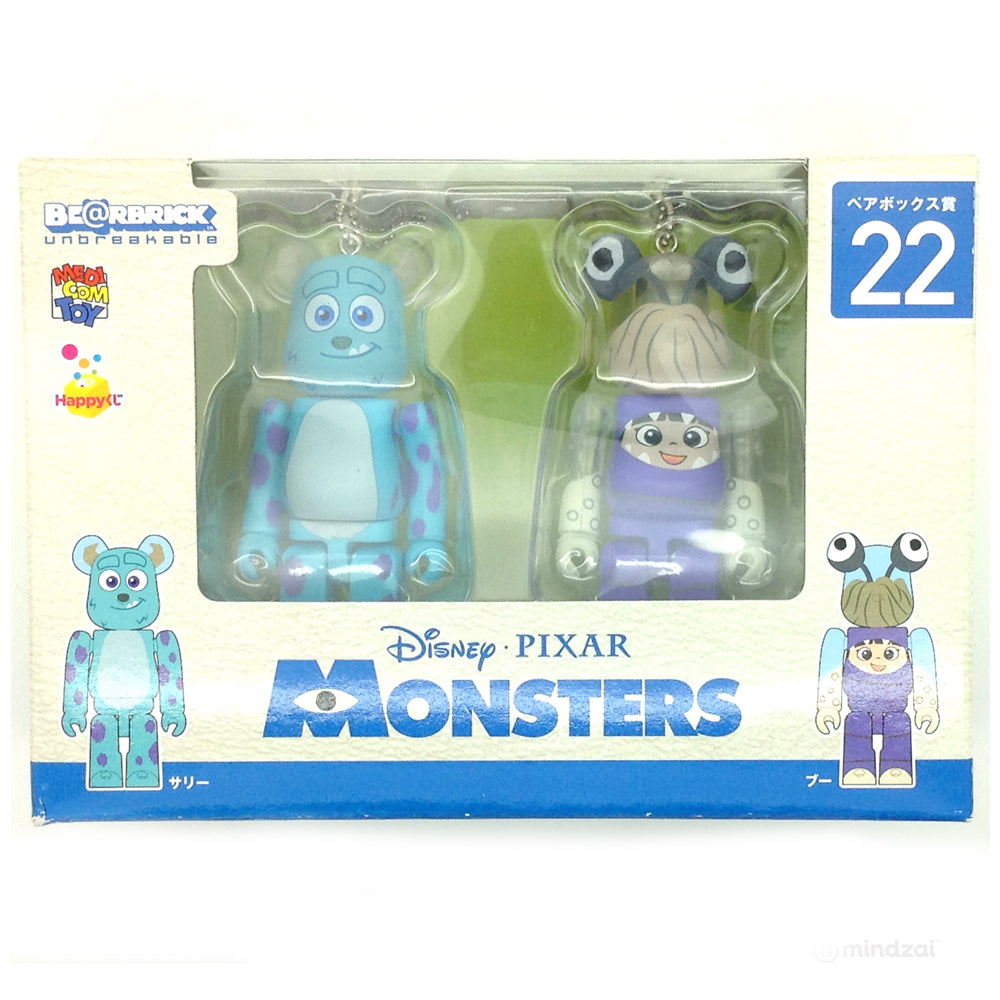 Disney Pixar Bearbrick Unbreakable - Happy Kuji # 22 - Monsters, Inc.: Sulley and Boo (2 PK) 100% Size