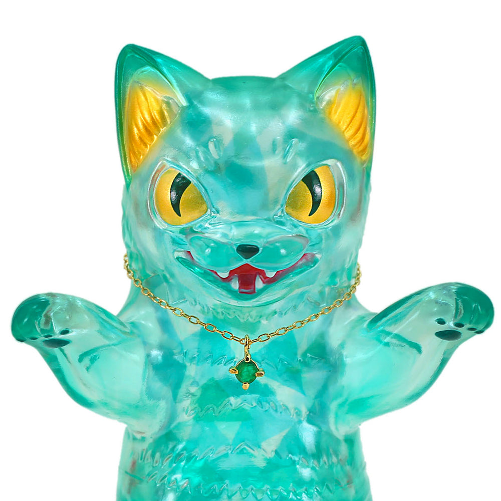 Negora Birthstone Collection (Emerald Version) Sofubi Art Toy by Konatsuya
