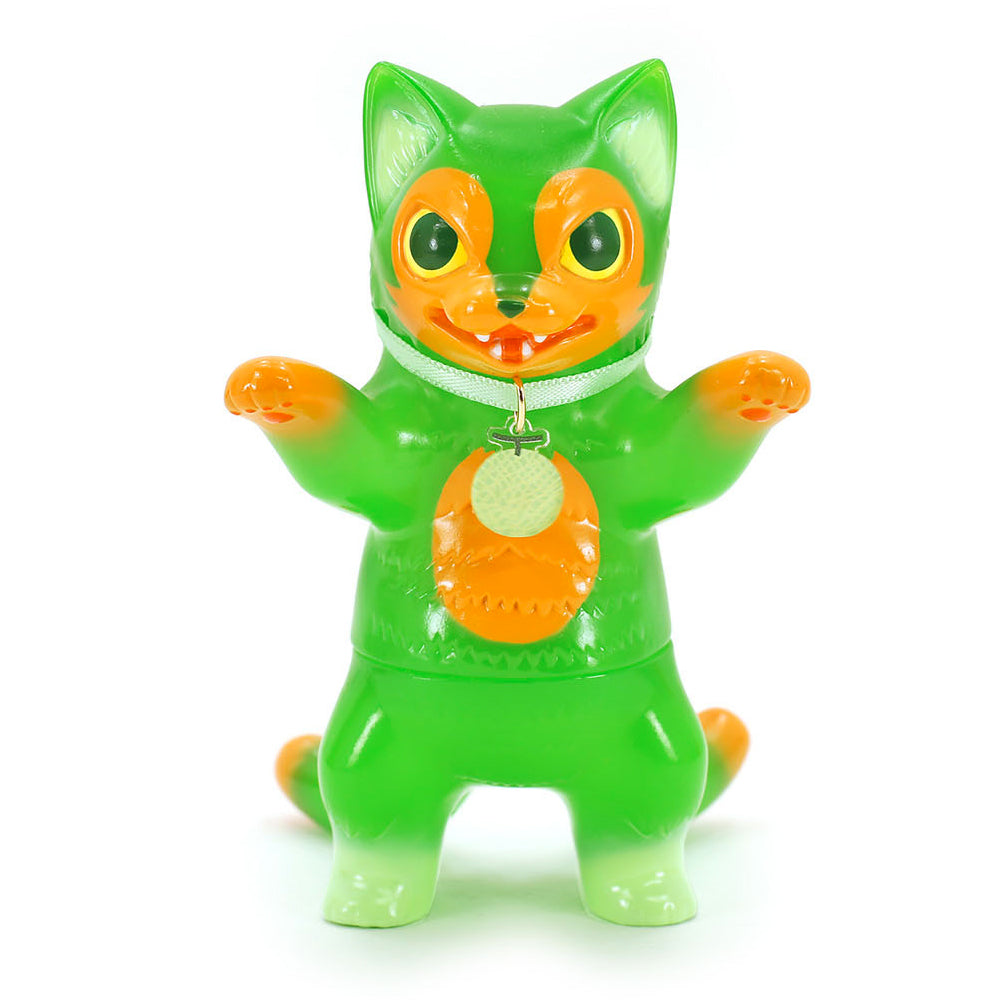 Negora Melon Version Sofubi Art Toy by Konatsuya