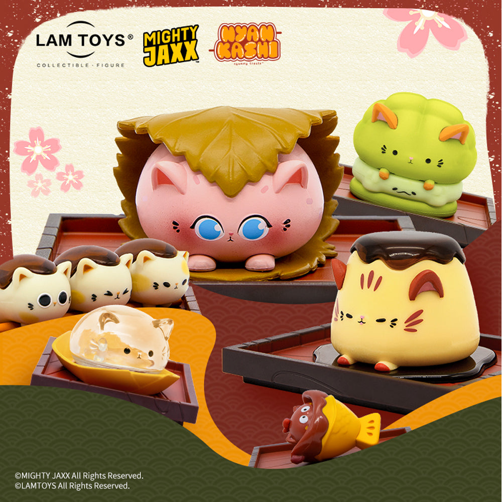 Nyammy Treats: Nyan Kashi Blind Box Series by Lam Toys x Mighty Jaxx