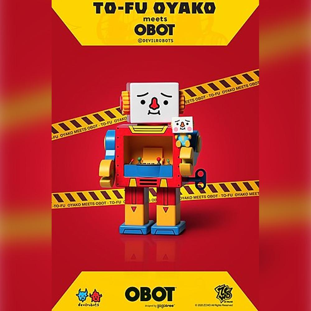 To-Fu Oyako Obot Art Toy Figure by Devilrobots x Gagatree - Mindzai