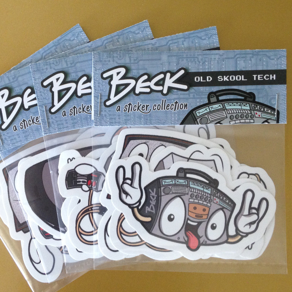 Old Skool Tech Sticker Pack by Rodger Beck - Mindzai  - 1