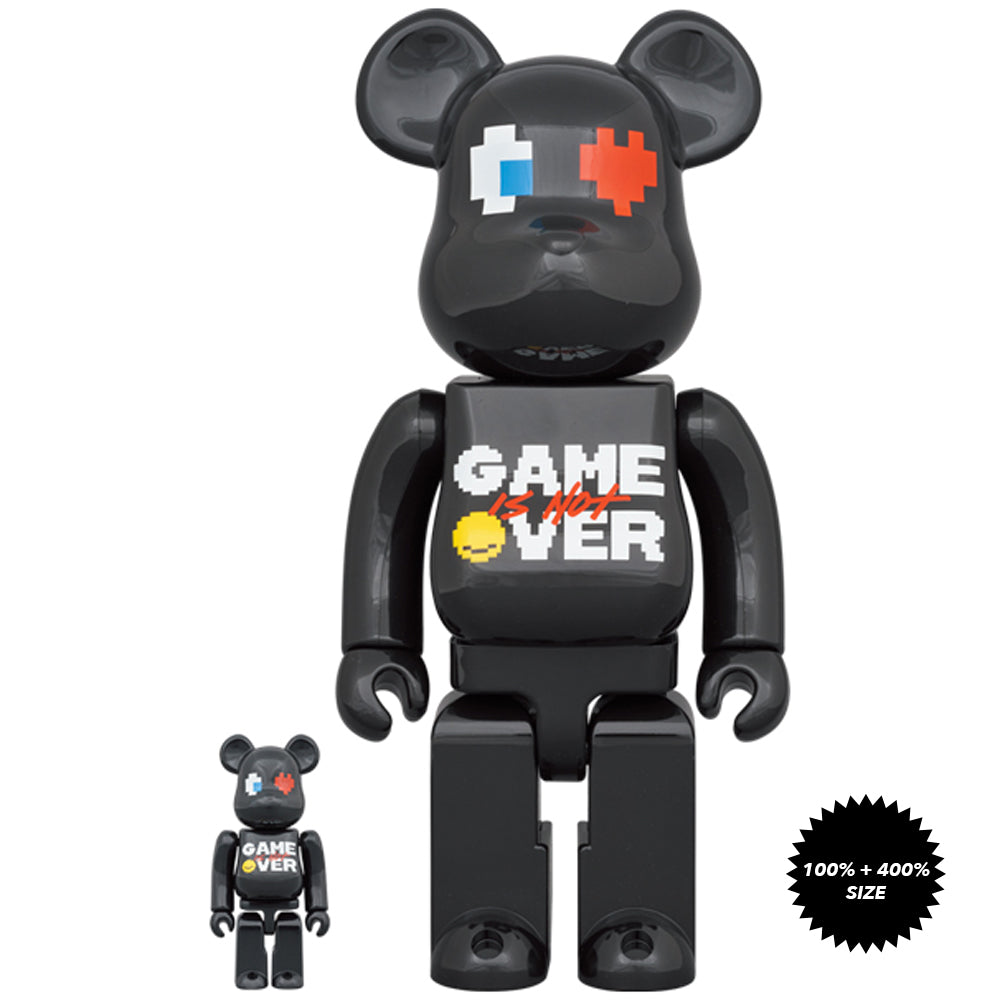 Pac-man x Grafflex x 9090 x S.H.I.P crew 100% + 400% Bearbrick Set by Medicom Toy