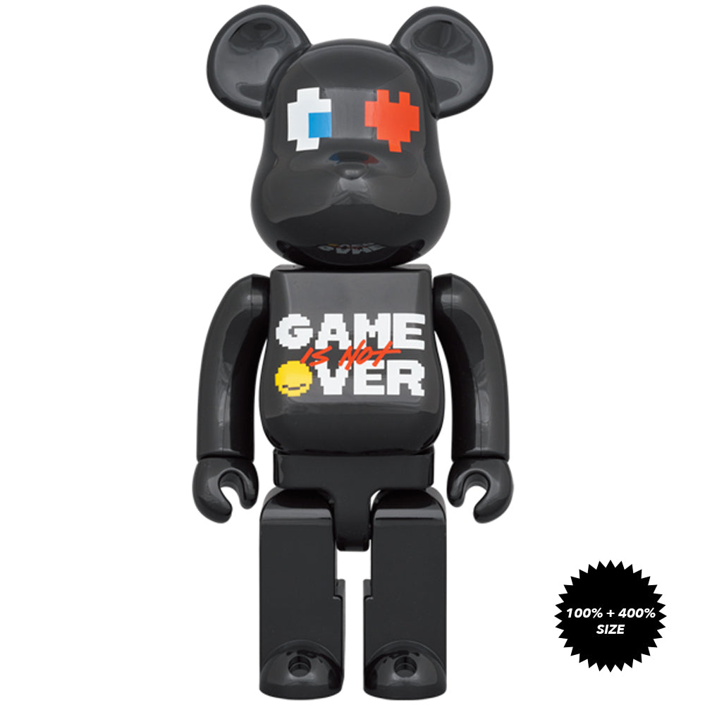 Pac-man x Grafflex x 9090 x S.H.I.P crew 100% + 400% Bearbrick Set by Medicom Toy
