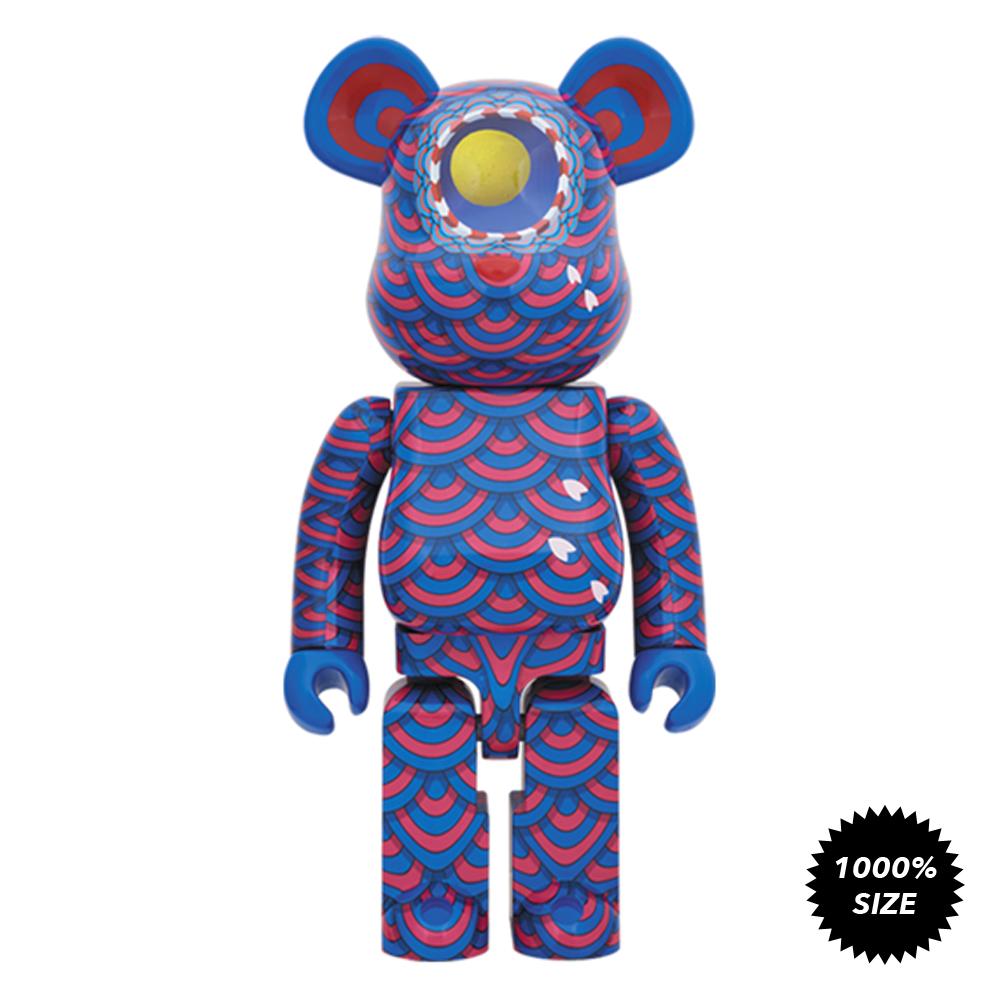 Kujaku Peacock 1000% Bearbrick by Yasuto Sasada x Medicom Toy