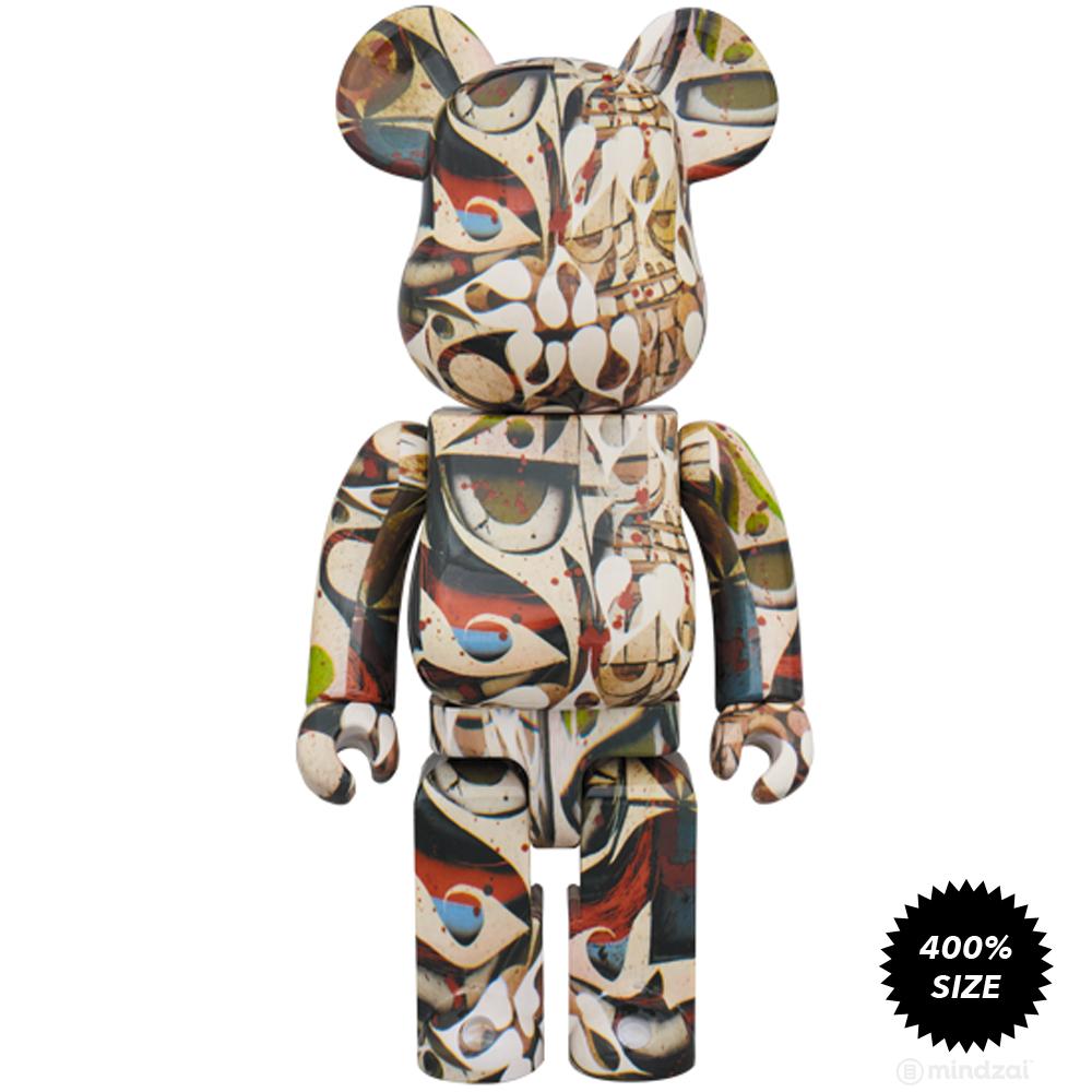 Phil Frost 100% + 400% Bearbrick Set by Medicom Toy